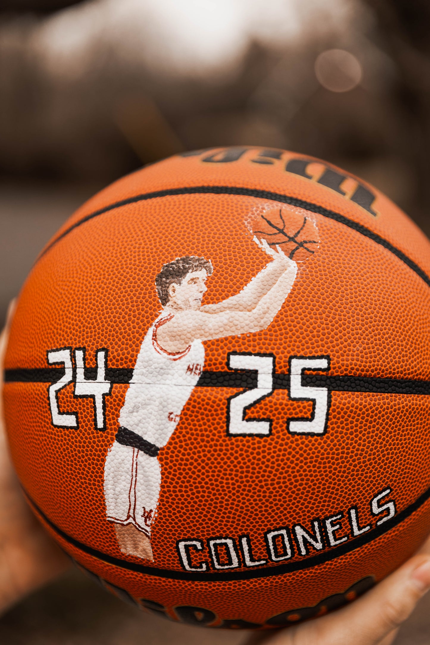Hand Painted Basketball