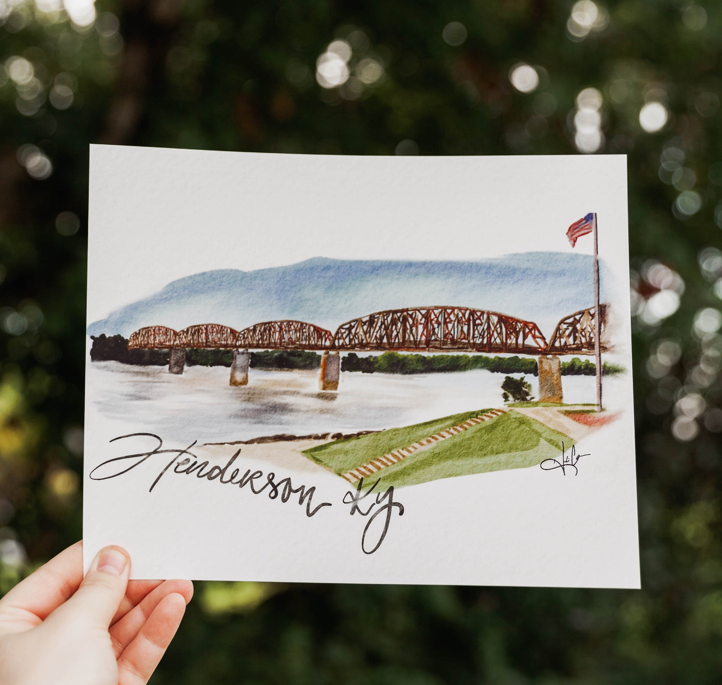 Henderson Riverfront Giclee Print