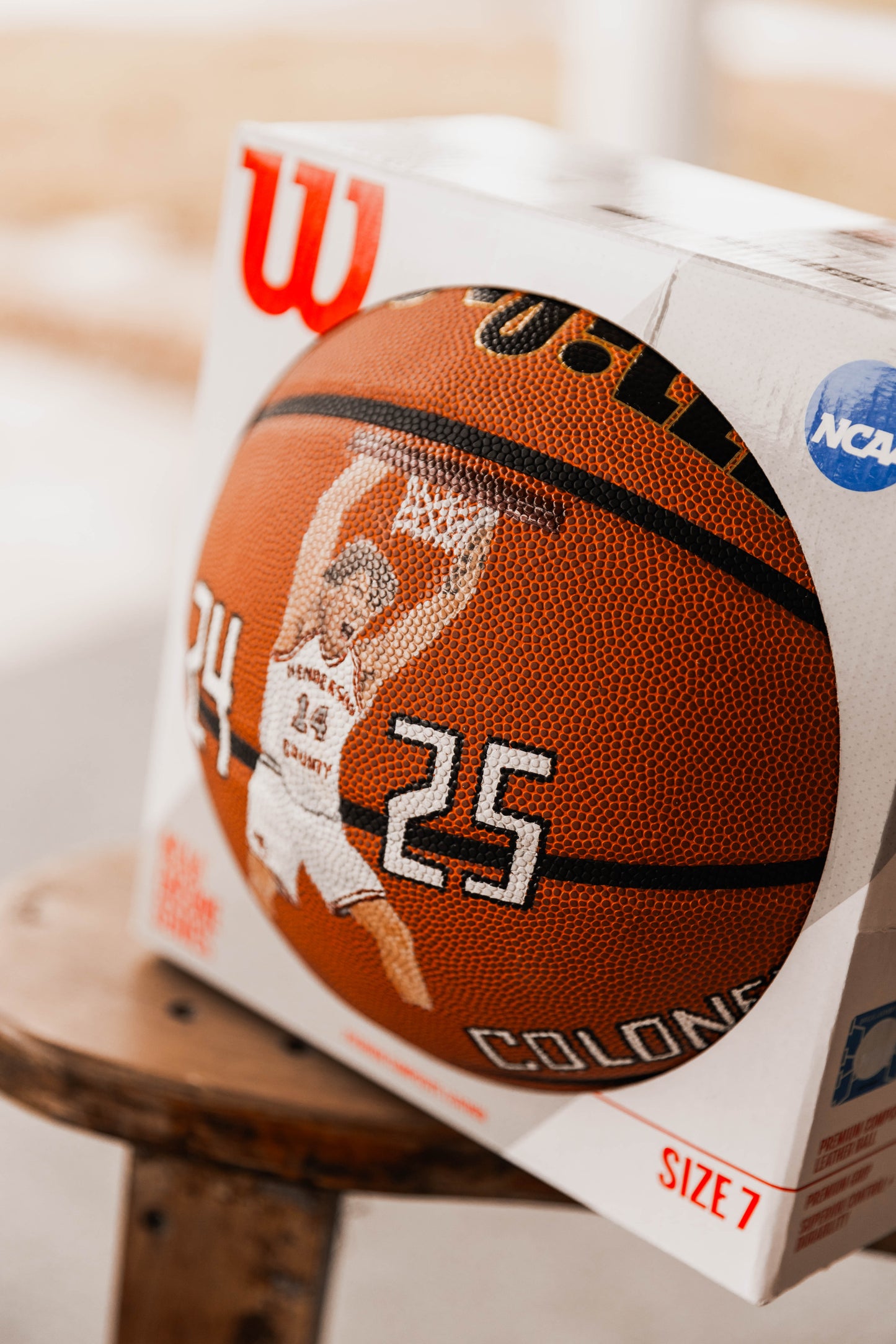 Hand Painted Basketball