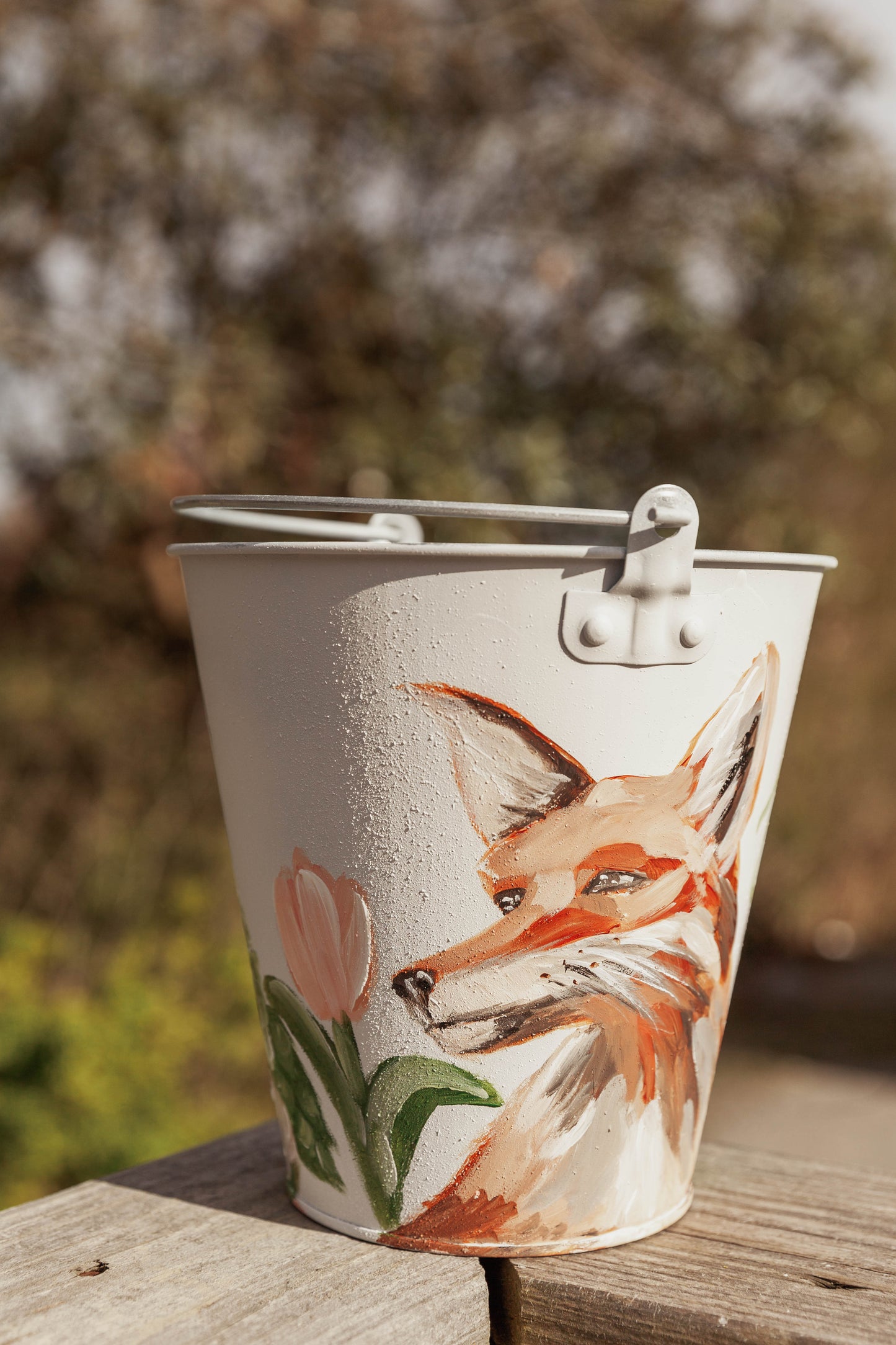 Hand Painted Easter Bucket