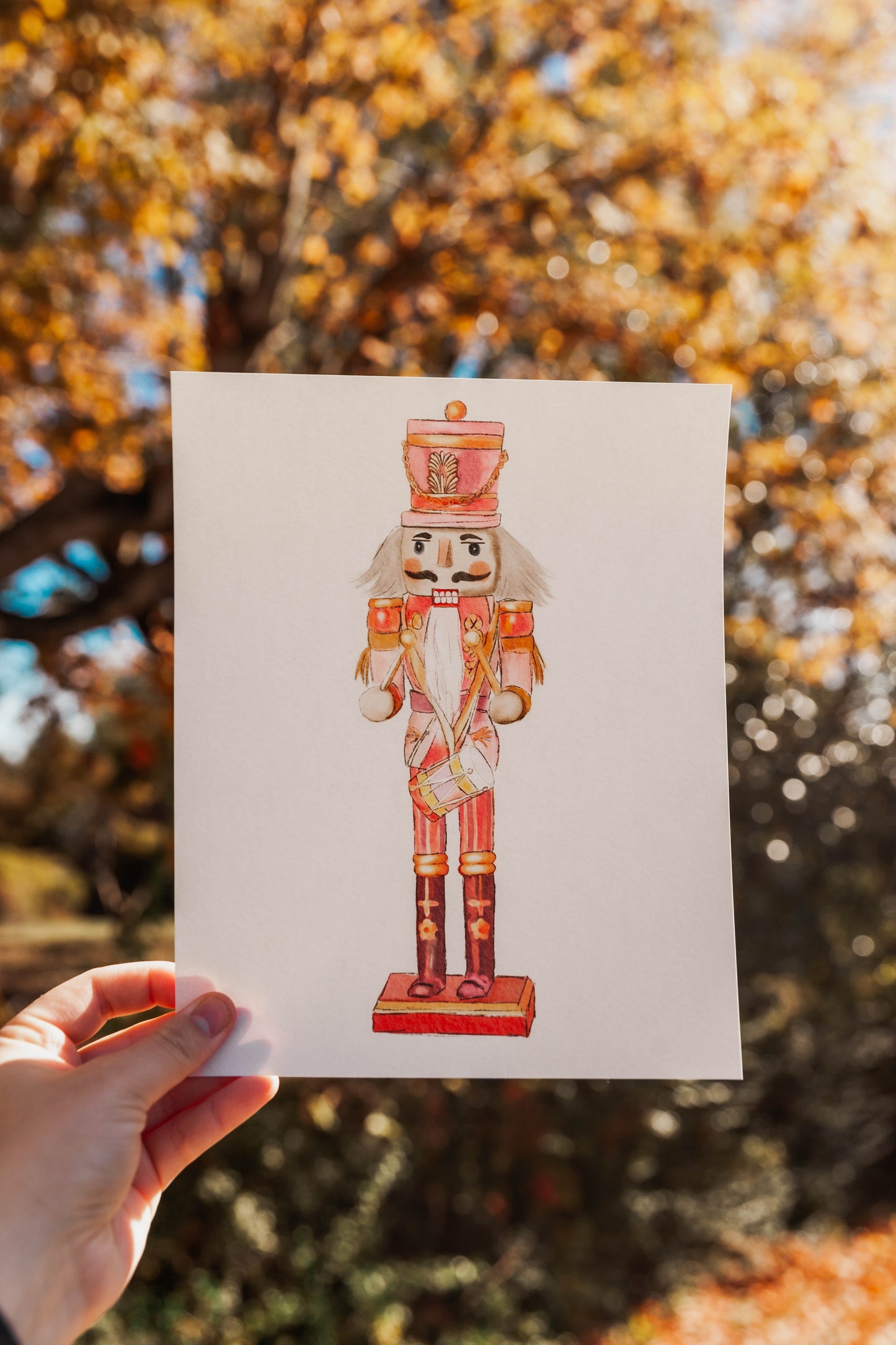 Pink Nutcracker Print