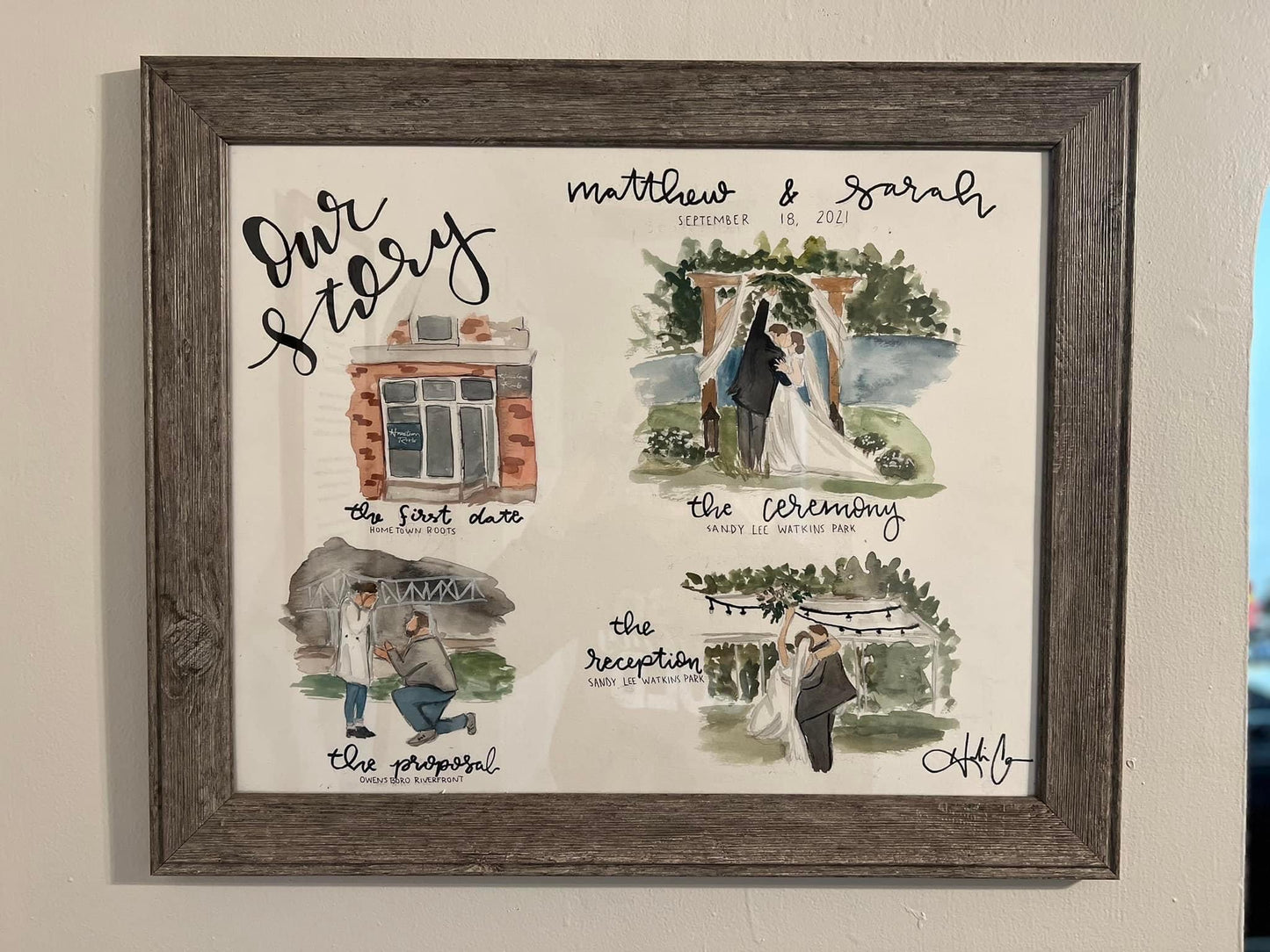 Love Story Watercolor