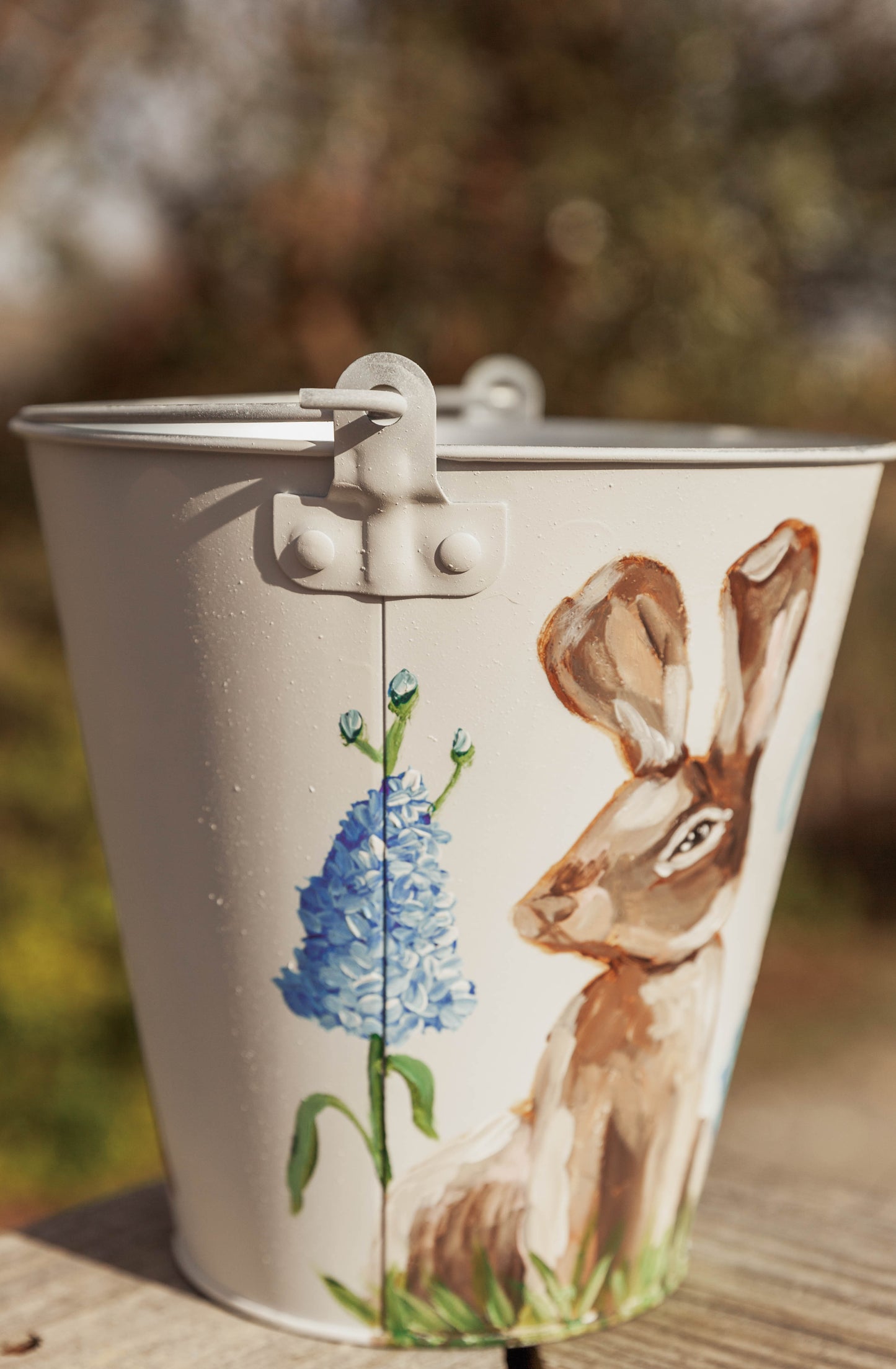 Hand Painted Easter Bucket