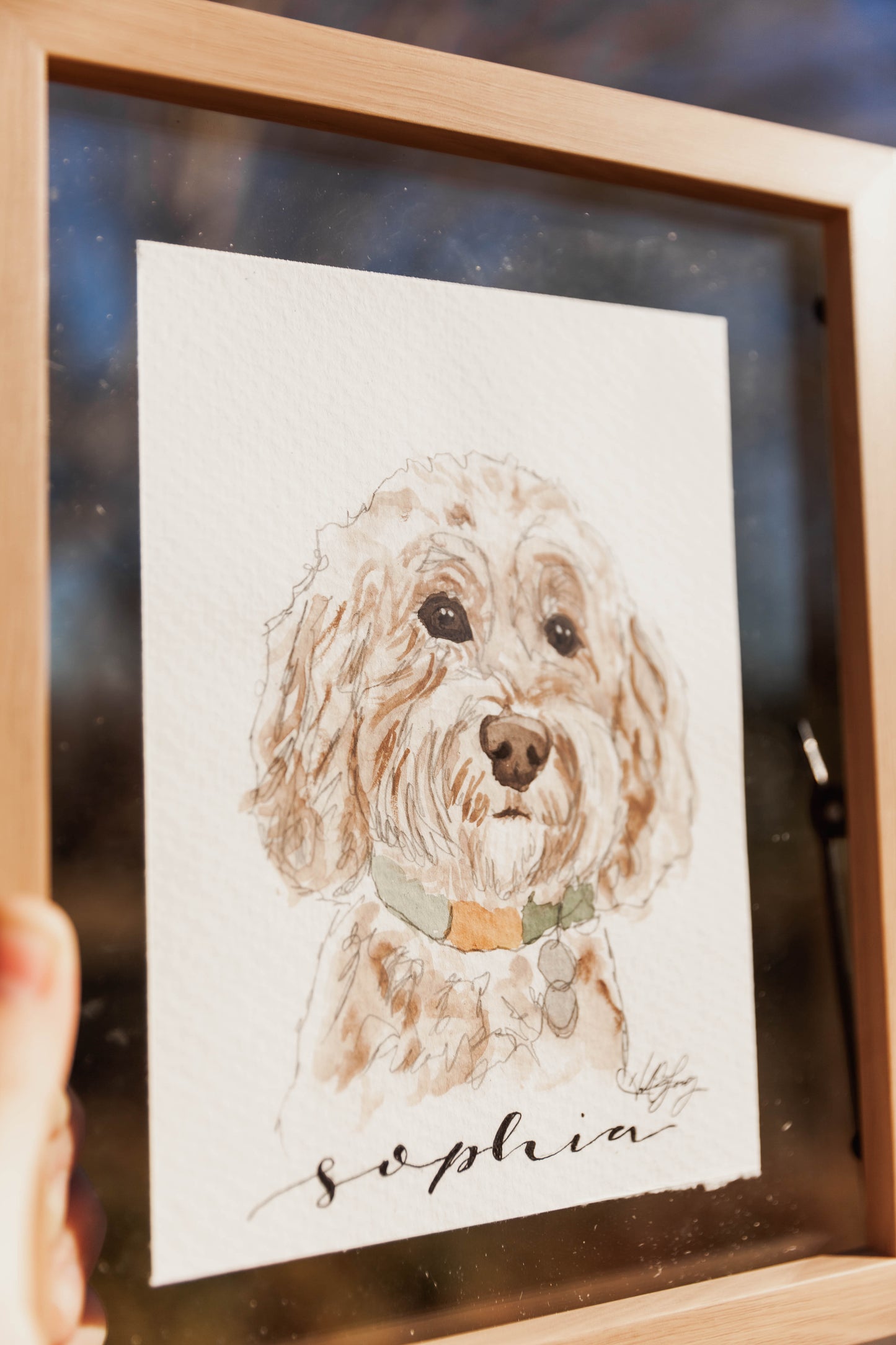 Watercolor Pet Portrait