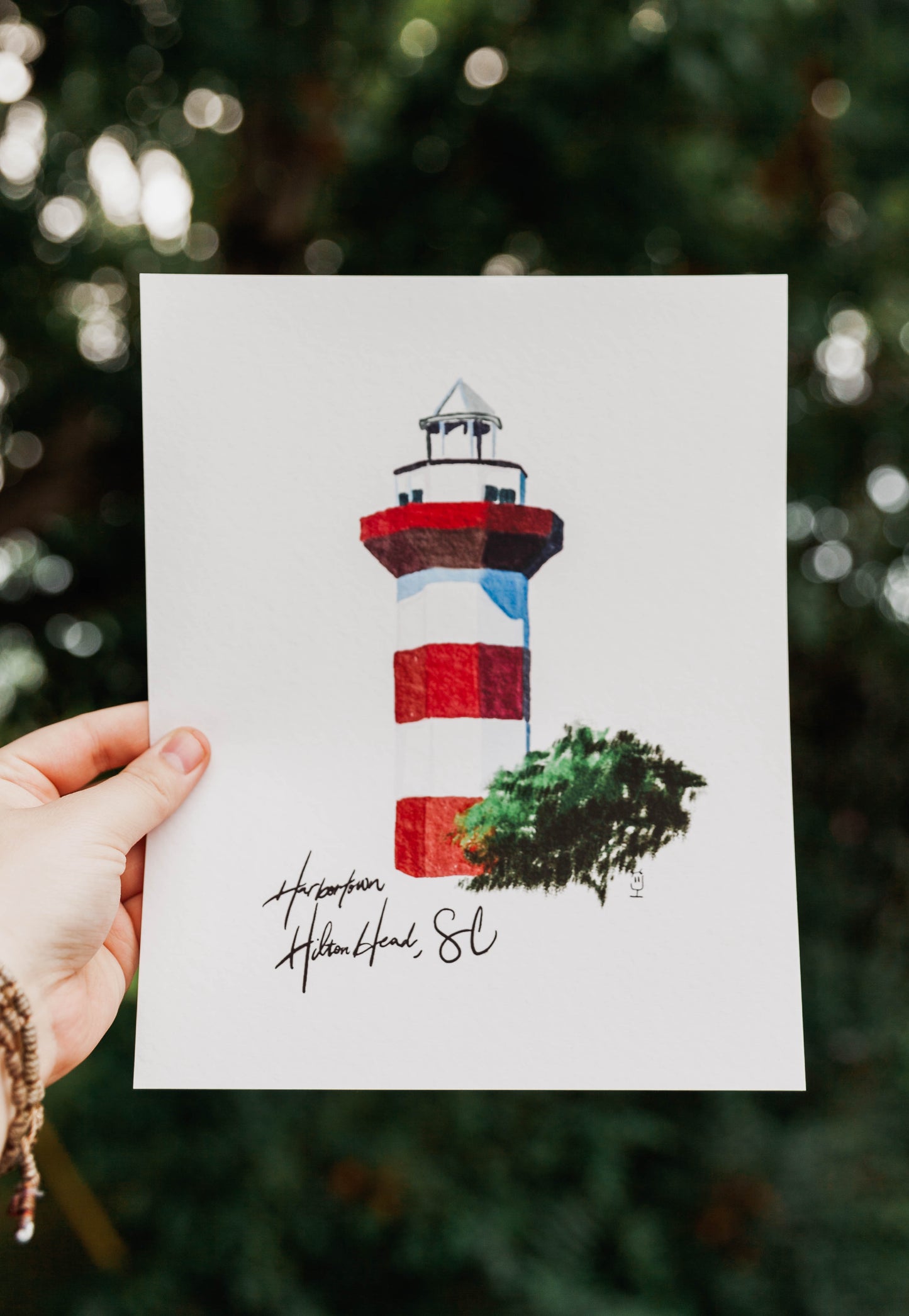 Hilton Head Sea Pines Lighthouse Giclee Print