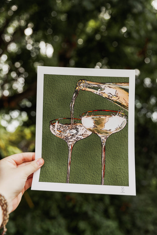 Champagne No. 2 Giclee Print