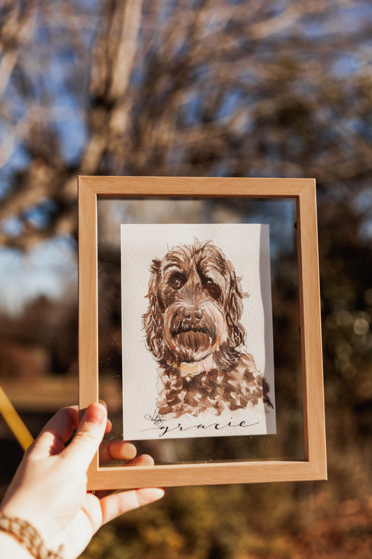 Watercolor Pet Portrait