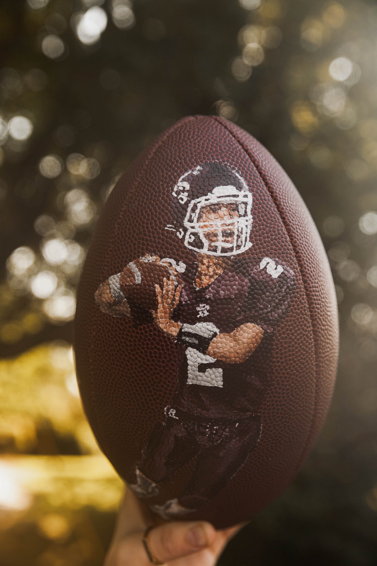 Hand Painted Football