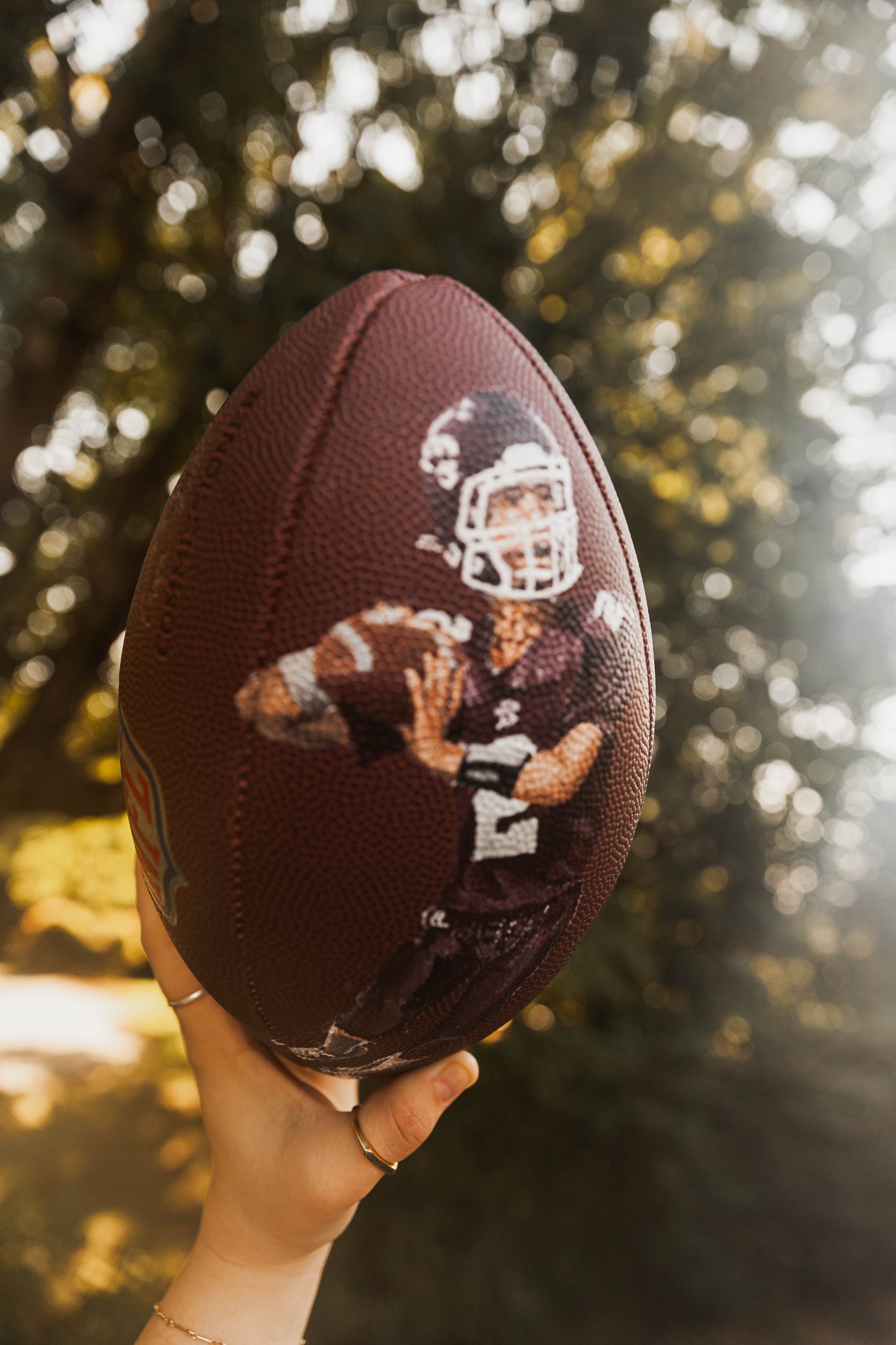 Hand Painted Football