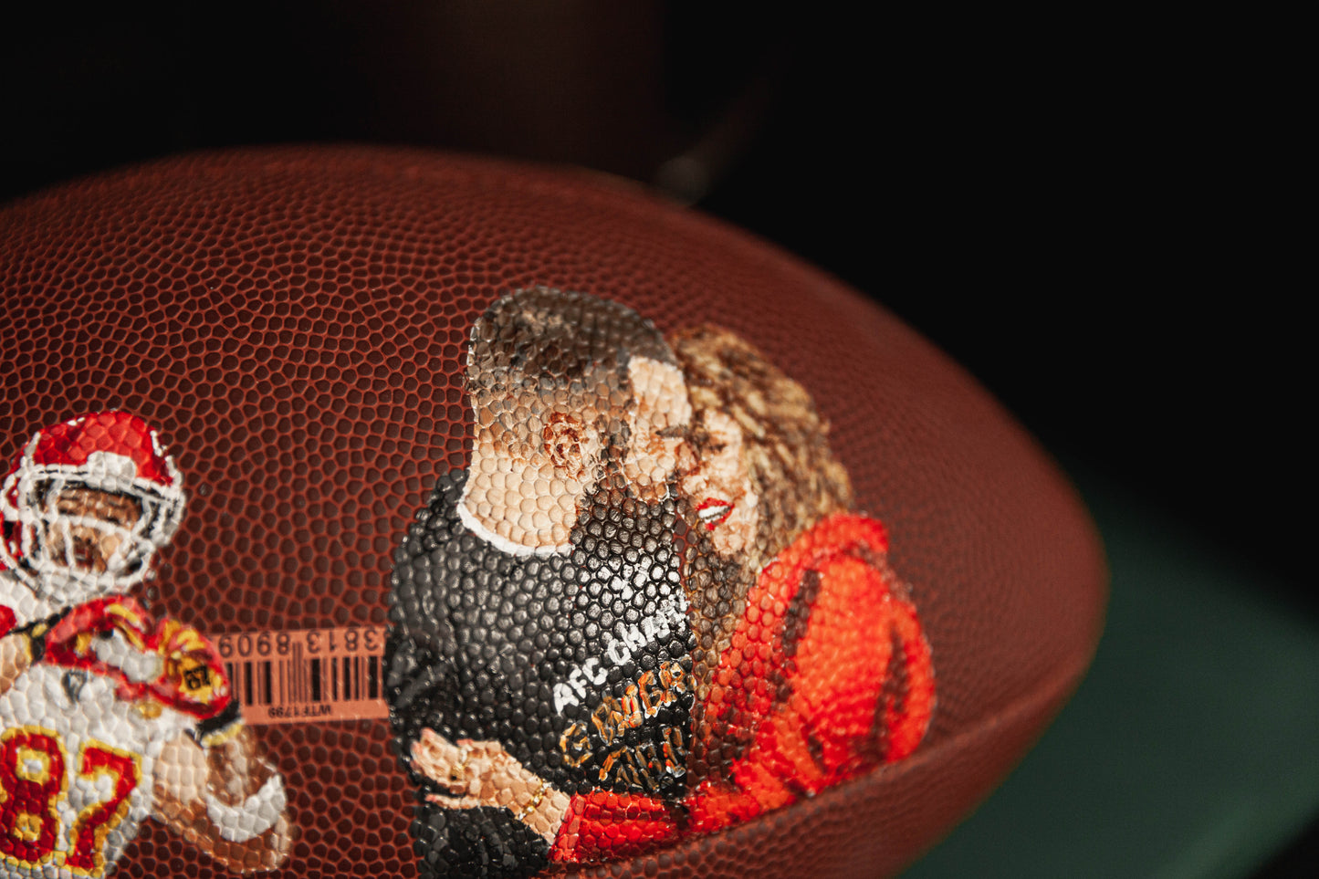 Hand Painted Football