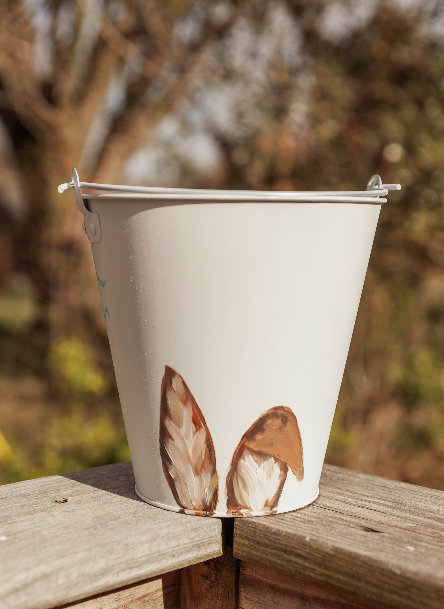 Hand Painted Easter Bucket