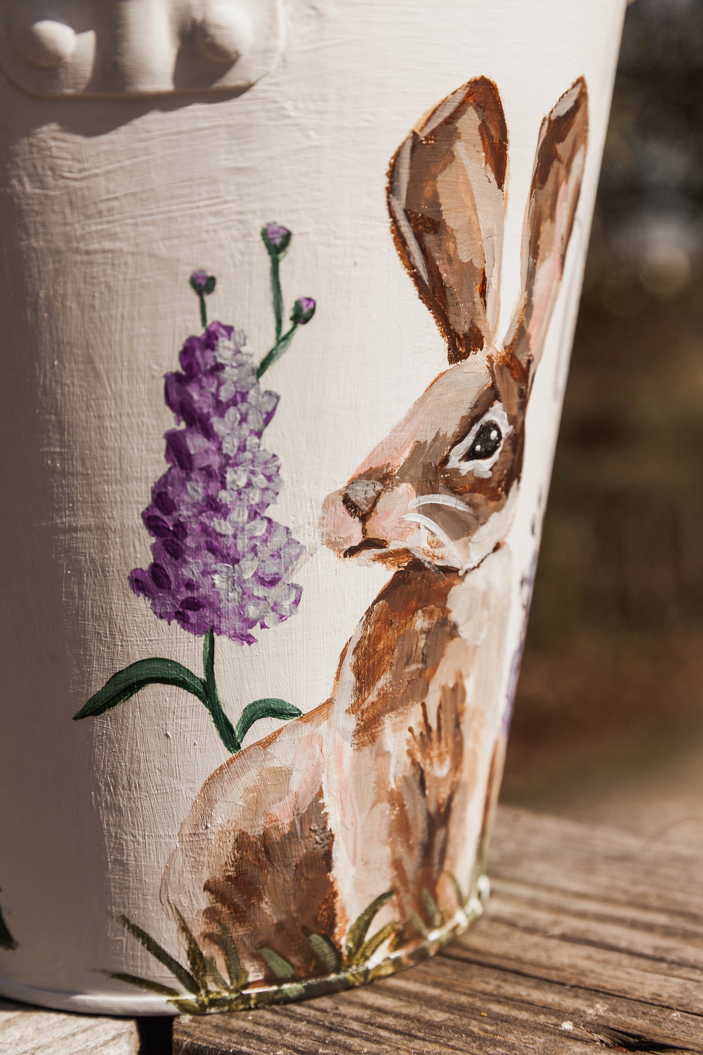 Hand Painted Easter Bucket