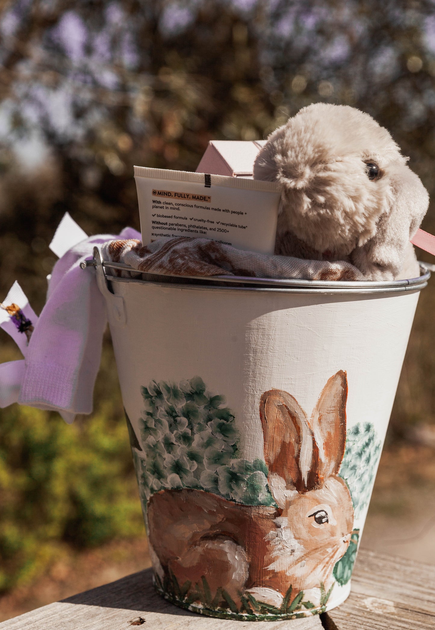 Hand Painted Easter Bucket